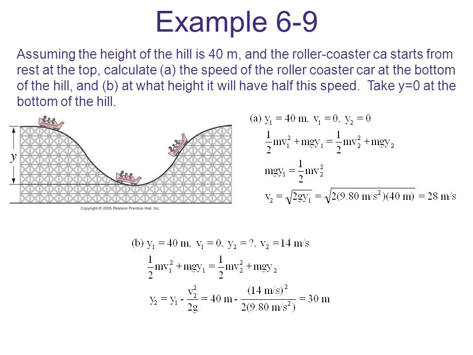 6 7 Problem Solving Using Conservation of Mechanical Energy ppt